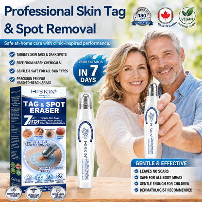 𝐇𝐈𝐒𝐊𝐈𝐍®👩‍⚕️ 𝟕-𝐃𝒂𝘆 𝐒𝗸𝐢𝐧 𝐓𝒂𝗴 & 𝐒𝐩𝙤𝐭 𝐄𝐫𝒂𝐬𝙚𝐫 Painless & Scar-Free Advanced Imperfection Removal Rollerball Pen