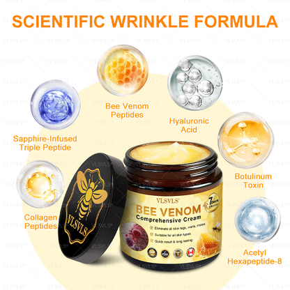 VLSVLS® Bee Venom Comprehensive Cream 💖💖LAST DAY 80% OFF (Sagging Skin, Fine Lines, Loss of Firmness, Flat Bust, Drooping Hips, and More)
